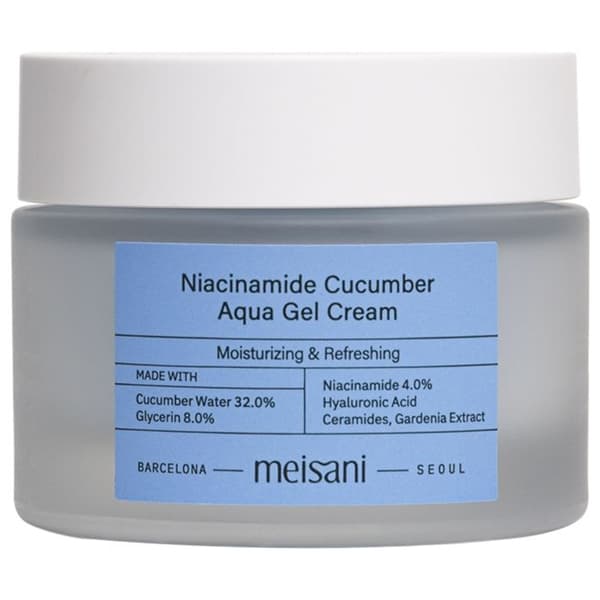 MEISANI - Niacinamidkräm med gurkvatten (gel) 50 ml grädde