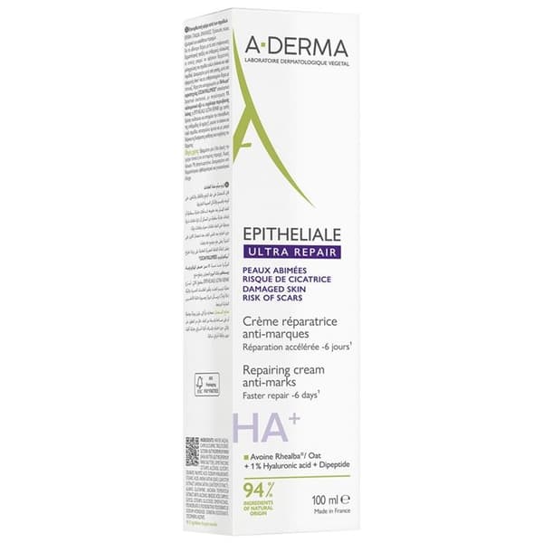 A-DERMA Epitheliale A.H Ultra Repair Crème Réparatrice och Anti-Märken 100 ML
