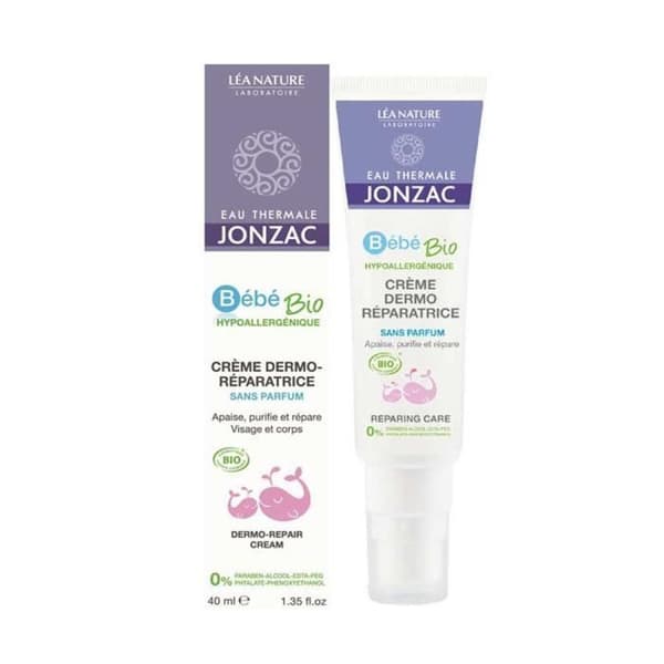 Ekologisk Dermo-Repairing Cream för spädbarn - JONZAC THERMAL EAU - Ansikte och kropp - Hypoallergenic