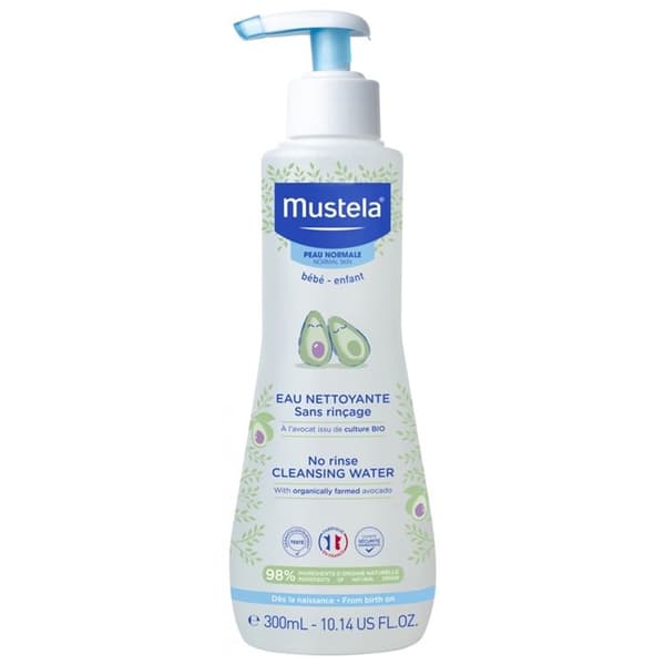 Mustela No-Rinse Cleansing Water Normal Hud 300ml