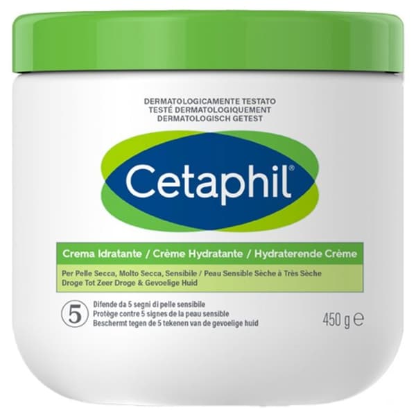 Fuktighetskräm och skydd - Cetaphil - 450g - Hypoallergenisk - Känslig hud - Blandad