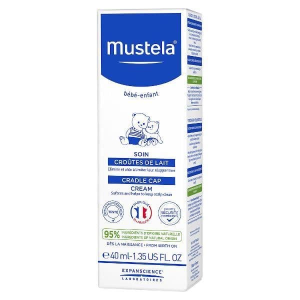Kräm - Mustela - Behandling av mjälleksem - 95% naturliga ingredienser - Hypoallergen - Bäbis Blandad