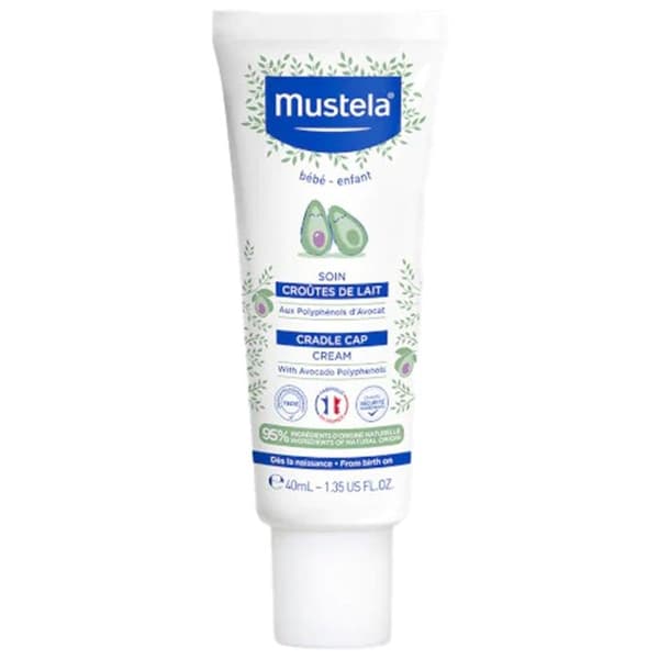 Kräm - Mustela - Behandling av mjälleksem - 95% naturliga ingredienser - Hypoallergen - Bäbis Blandad