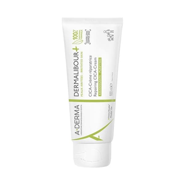 Cica-Crème Reparationskräm - A-Derma - Dermalibour+ - 100ml - Lugnande - Anti-irritationer
