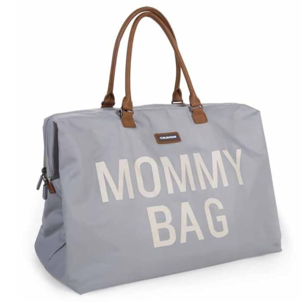 CHILDHOME Bleieveske Mommy Bag grå oxford-nylon