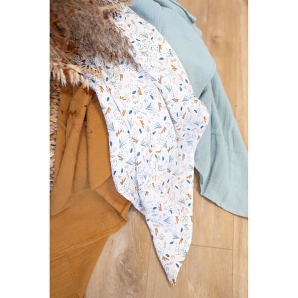 Maxi-kapaloliina - Painettu - 100x100 cm - Karamelli