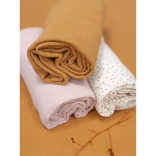Maxi-kapaloliina - Painettu - 100x100 cm - Karamelli