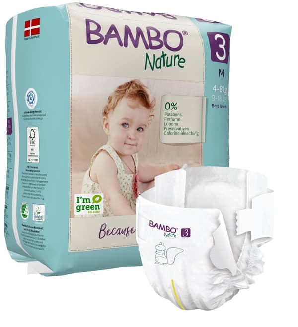 Blöja BAMBO Nature S3 4-8kg 28/fp