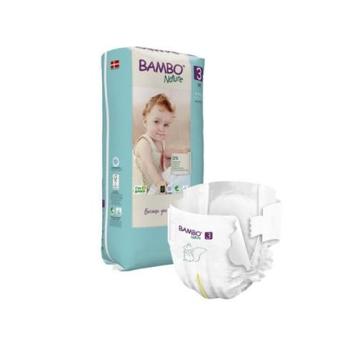 Blöja BAMBO Nature S3 4-8kg TP 52/fp