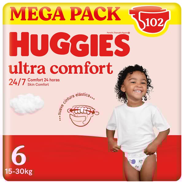 Huggies Blöjor Storlek Ultra Comfort 6 102 Enheter Durchsichtig