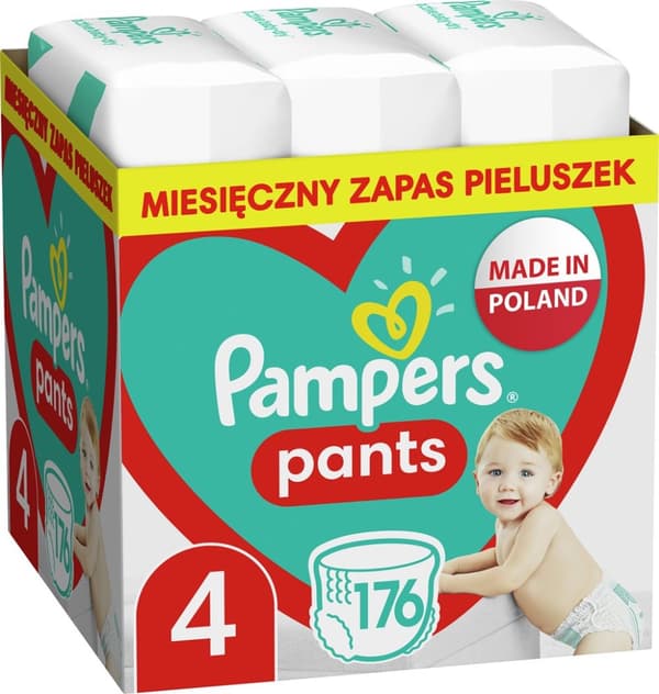 Pampers Pants Poika/Tyttö 4 176 kpl