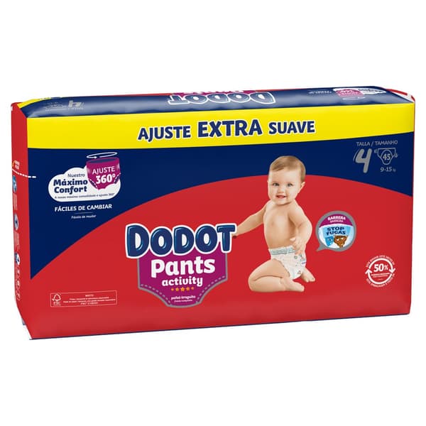 Dodot Størrelse Activity Extra 4 45 Enheder Ble Bukser Transparent