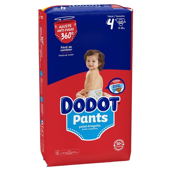 Dodot Blöjor Byxor Stl 4 62 Enheter Durchsichtig