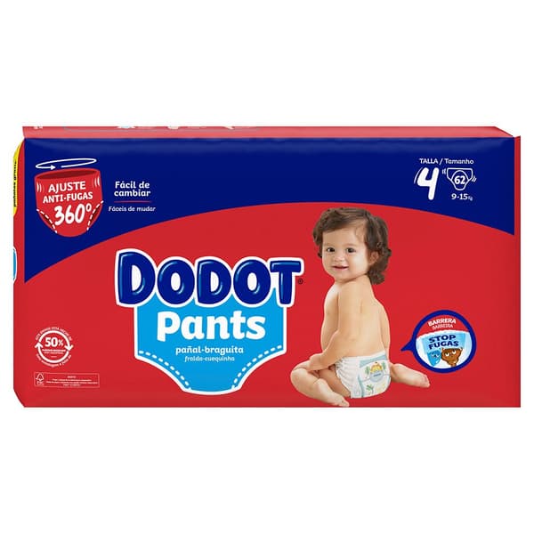 Dodot Blöjor Byxor Stl 4 62 Enheter Durchsichtig