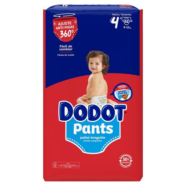 Dodot Blöjor Byxor Stl 4 62 Enheter Durchsichtig