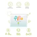 Miniatyrbillede 7 af 10: Pillo bleer 186 stk. str. 2 (4-8 kg)