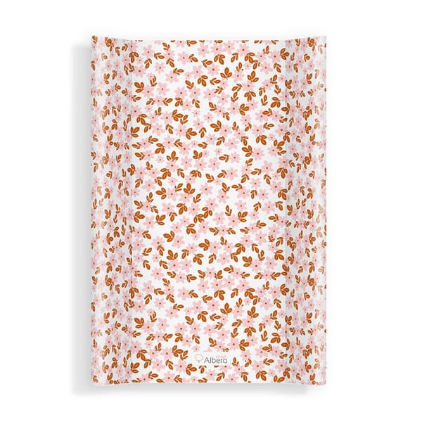 Albero Mio Stiv Base Til Vugge Puslebord 70x47 Cm Retro Flower Orange