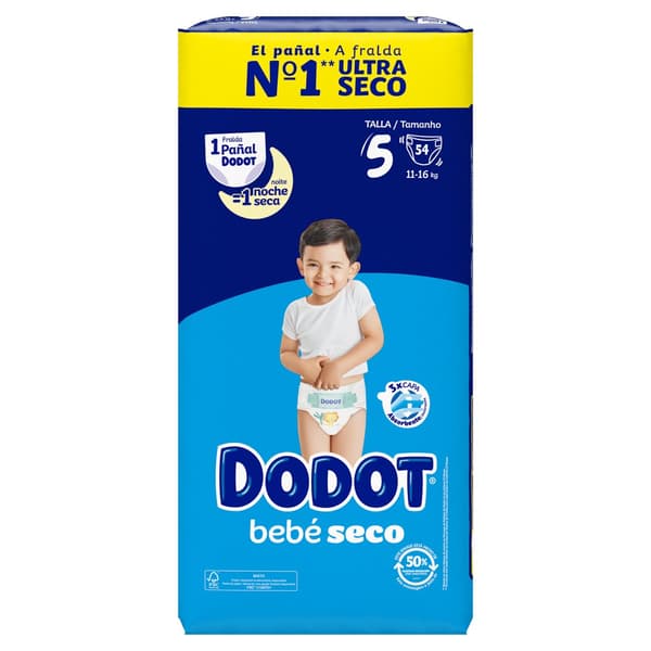 Dodot Scenstorlek 5 5 4 Enheter Blöjor Durchsichtig