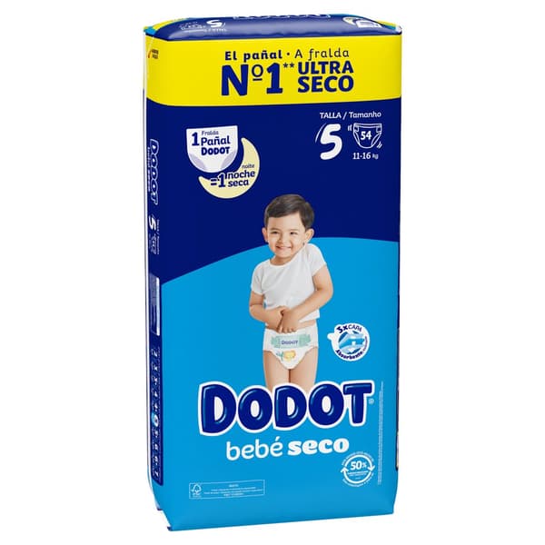 Dodot Scenstorlek 5 5 4 Enheter Blöjor Durchsichtig