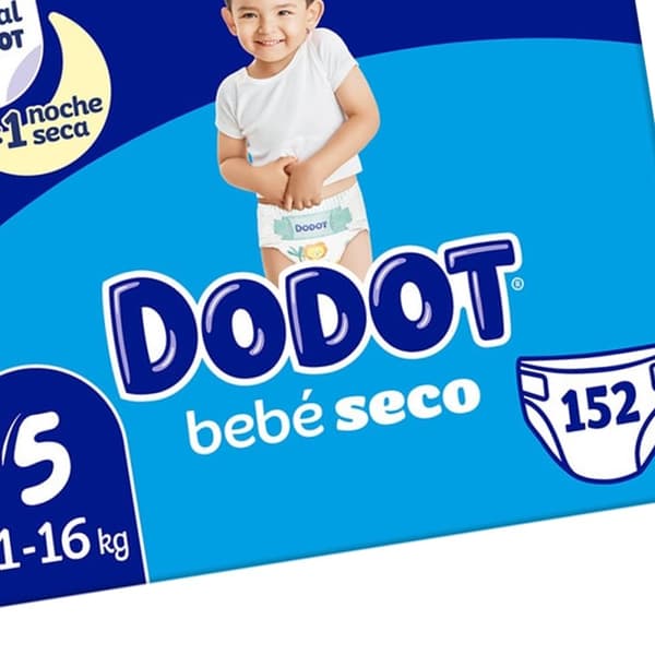 Dodot Tør Babybleboks Xxl Størrelse 5 152 Enheder