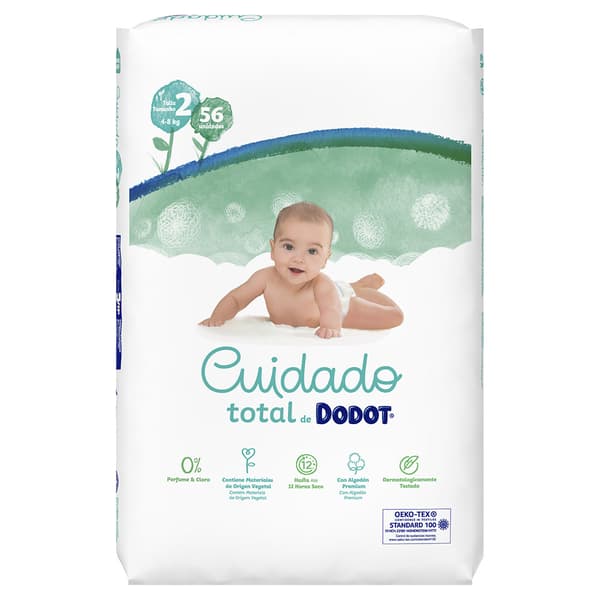 Dodot Total Total Care Blöjor Storlek 2 56 Enheter