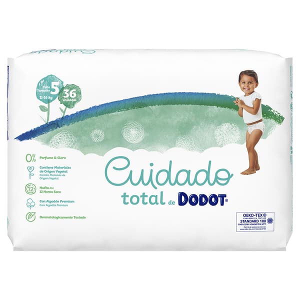 Dodot Total Total Care Blöjor Storlek 5 36 Enheter