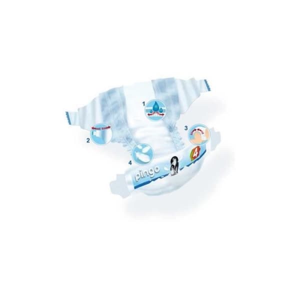 PINGO NEW BORN STORLEK 1 (2-5KG) VÄSKA MED 27 BLÖJOR