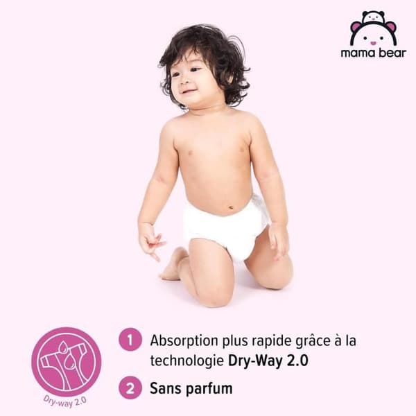 Mama Bear Disney Bäddskydd Ultra Absorbent, Storlek 5+ 11-17 kg, Vit, 144 Stycken 2 paket om 72 - MÅNADSPAKET