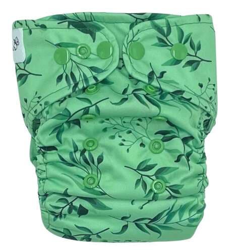 Blöja med pocket OS enkelknäppt GREEN MI