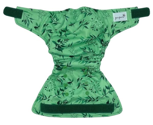 Ble med lomme GRØN MI 5-15kg - velcro