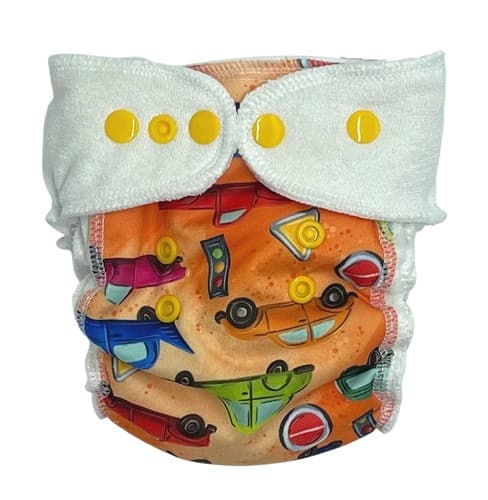 Dannet med PUL og EVO 8-14kg "Cars"