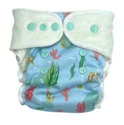Formad med PUL och EVO 12-19 kg "Seahorse"
