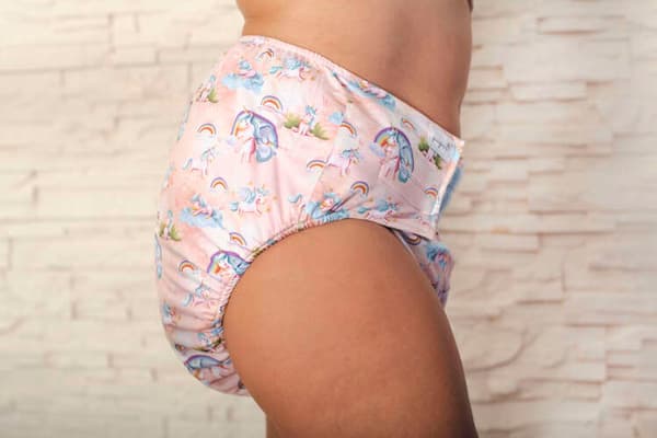 Återanvändbar vuxenblöja med inlägg - UNICORN