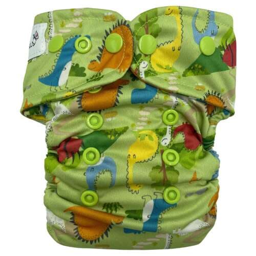 AIO (allt i ett) Mini OS blöja 5-11kg - DINOSAURS