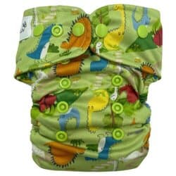 AIO (allt i ett) Mini OS blöja 5-11kg - DINOSAURS