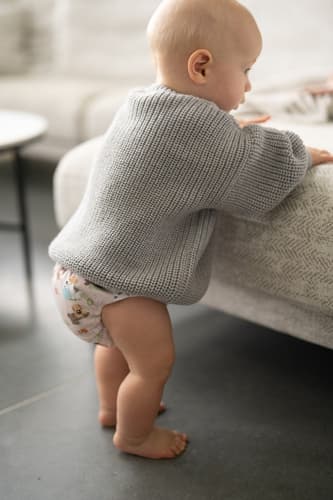 Blöja med pocket OS enkelknäppta HUNDAR