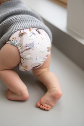 Blöja med pocket OS enkelknäppta HUNDAR