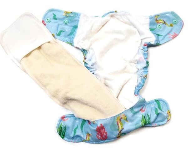 AIO (allt i ett) Mini OS blöja 5-11kg - Seahorse
