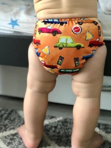Blöja med ficka BILAR
