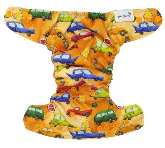 Ble med lomme MINI OS 4-11kg, BILER