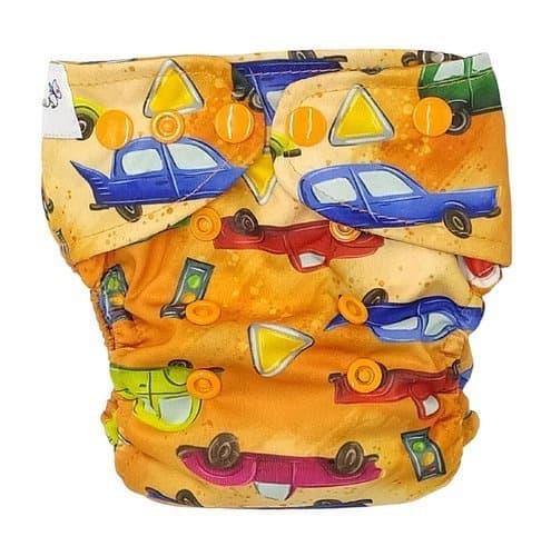 Ble med lomme MINI OS 4-11kg, BILER