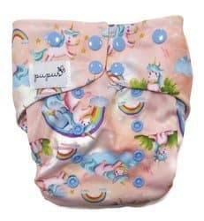 OS dubbelknäppt fickblöja, UNICORN