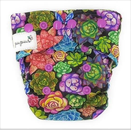 Blöja med ficka MINI OS 4-11kg SUCCULENTER