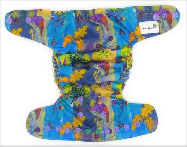 Blöja med ficka MINI OS 4-11kg MAGIC FOREST