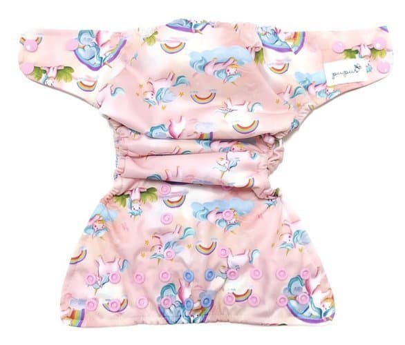 OS dubbelknäppt fickblöja, UNICORN