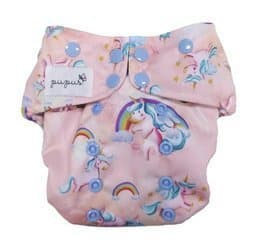 OS dubbelknäppt fickblöja, UNICORN