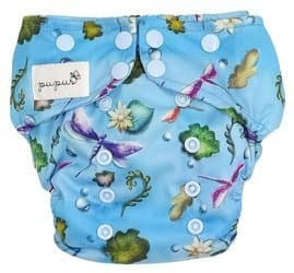 OS dubbelknäppt fickblöja, coolmax DRAGONFLY
