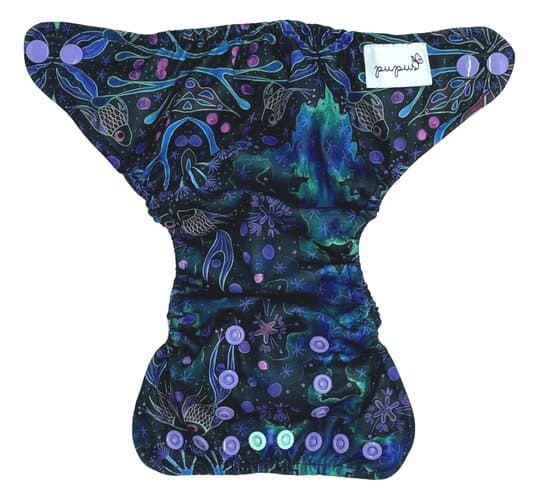 Lommeble til nyfødte 3-7kg - NEON SPLASH