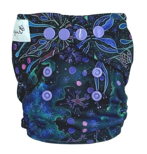 Lommeble til nyfødte 3-7kg - NEON SPLASH