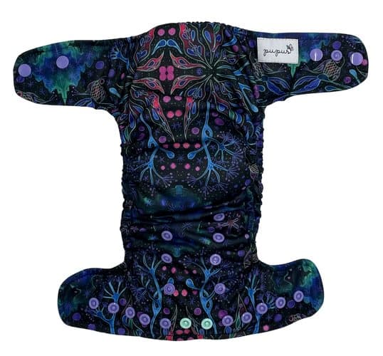 AIO (allt i ett) blöja NEON SPLASH